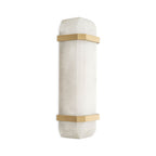 Eichholtz Pandora Wall Light in Antique Brass with Alabaster Shade