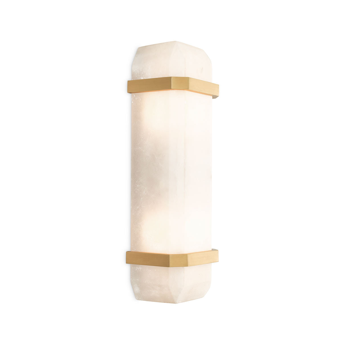 Eichholtz Pandora Wall Light in Antique Brass with Alabaster Shade