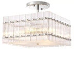 Eichholtz Ruby Square Ceiling Light in Nickel Finish