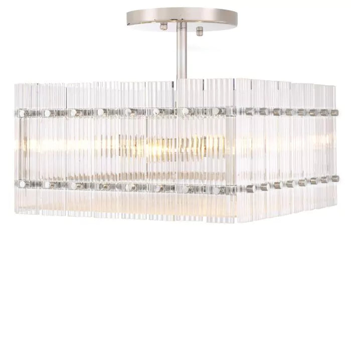 Eichholtz Ruby Square Ceiling Light in Nickel Finish