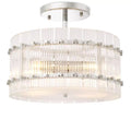 Eichholtz Ruby Round Ceiling Light in Nickel Finish