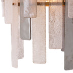 Eichholtz Greyson 13 Light Pendant Light in Antique Brass with Handmade Glass Strips