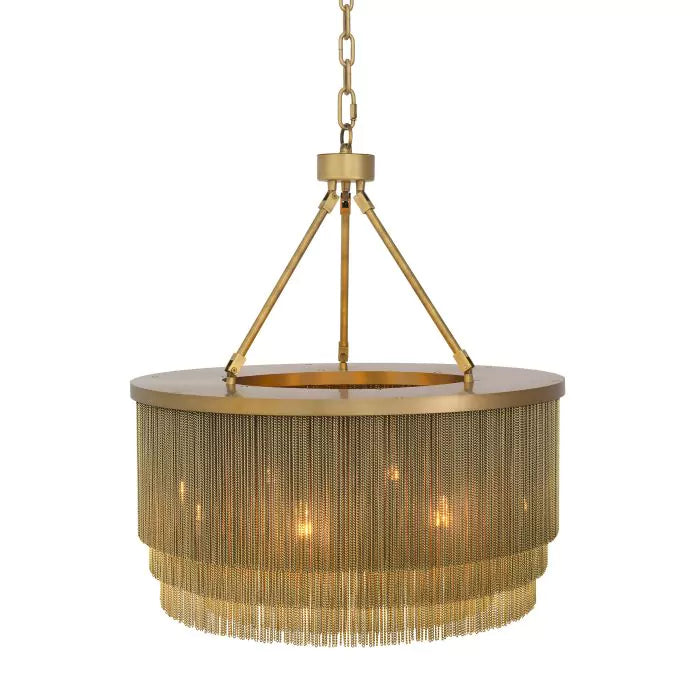 Eichholtz Tissot Small Chandelier in Antique Brass Finish