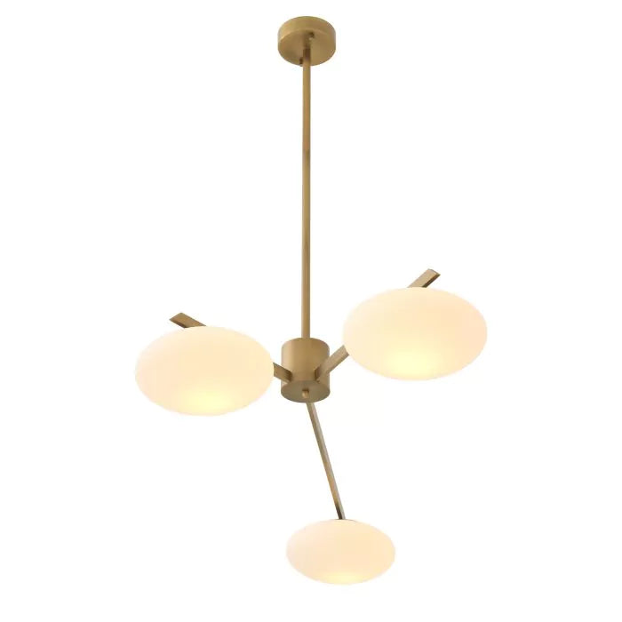 Eichholtz Evergreen Small Chandelier in Antique Brass Finish