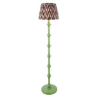 Endon Carnaby & Zigzag 35cm Floor Lamp Satin Cotswold Green Paint