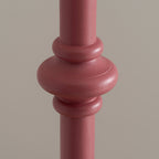 Endon Carnaby & Zigzag 35cm Floor Lamp Satin Pink Clay Paint