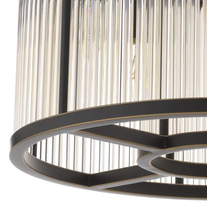 Eichholtz Bernardi Small Ceiling Light in Bronze Highlight Finish