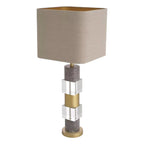 Eichholtz Cullingham Table Lamp in Grey Marble with Shade
