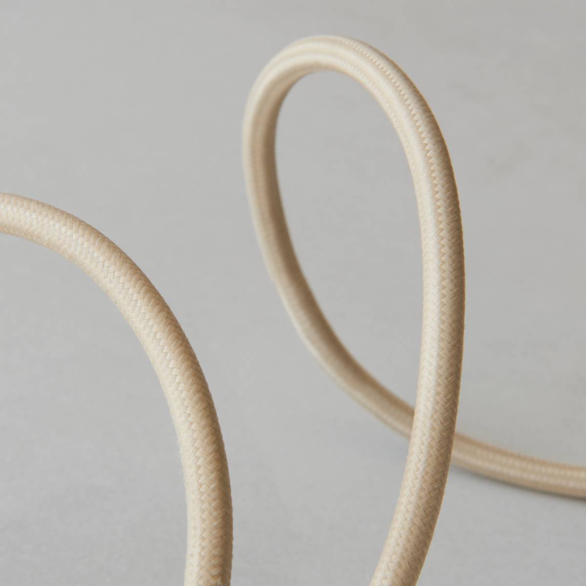 Endon Eltham Pendant Light Brushed Aged Brass and Natural Braided Flex