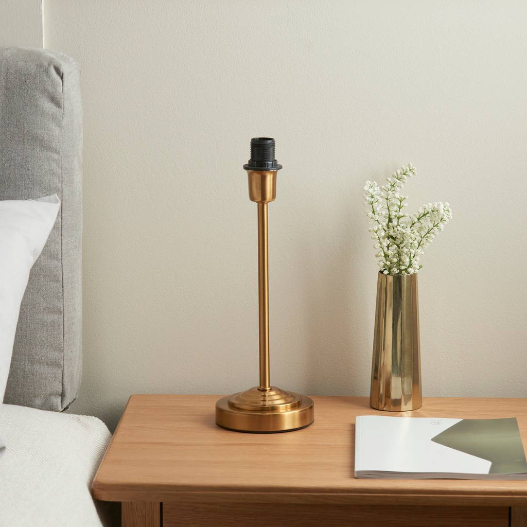 Endon Rise Table Lamp Vintage Brass Finish