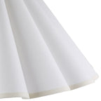 Endon Ayla 53cm Scalloped Lamp Shade in Vintage White Cotton