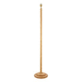 Endon Twist Floor Lamp Base in Oak Effect