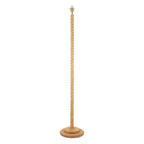 Endon Twist Floor Lamp Base in Oak Effect