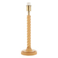 Endon Twist Table Lamp Base in Oak Effect