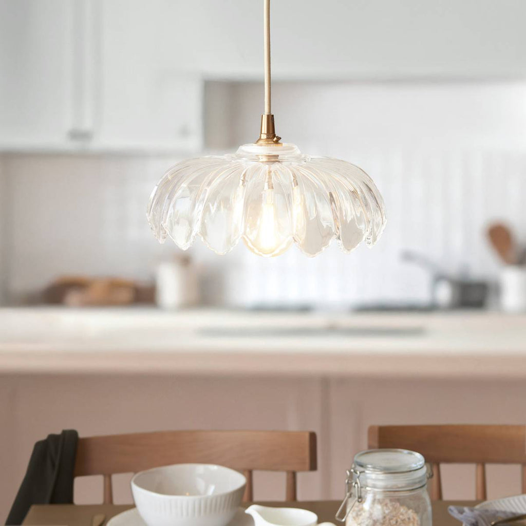 Endon Camellia Easyfit Clear Glass Shade for Pendant