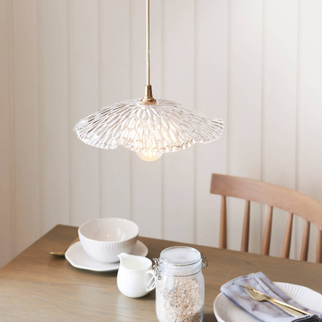 Endon Orchid Easyfit Clear Glass Shade for Pendant