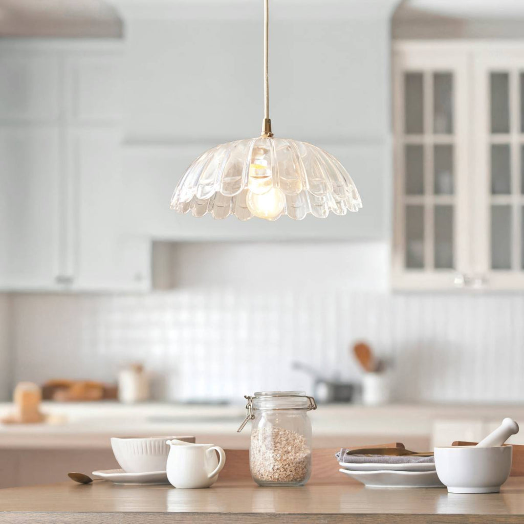Endon Carnation Easyfit Clear Glass Shade for Pendant
