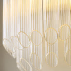 Endon Montpellier Wall Light in Brushed Aged Brass with Clear Ribbed Glass