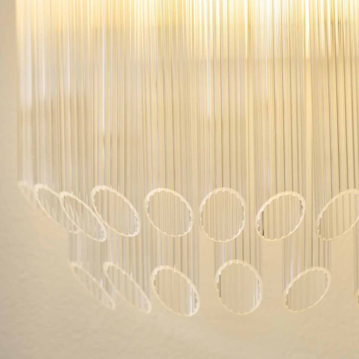 Endon Montpellier Wall Light in Brushed Aged Brass with Clear Ribbed Glass