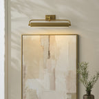 Endon Nantes Rechargeable Picture Light in Warm Brass