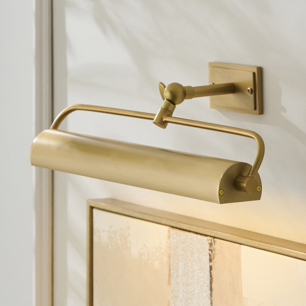 Endon Nantes Rechargeable Picture Light in Warm Brass