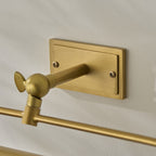 Endon Nantes Rechargeable Picture Light in Warm Brass