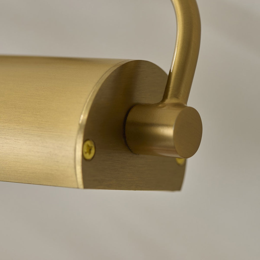 Endon Nantes Rechargeable Picture Light in Warm Brass