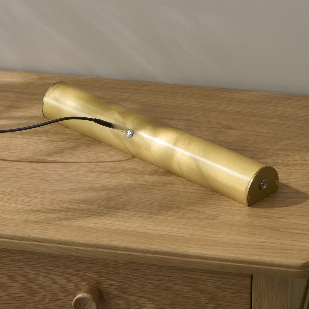 Endon Nantes Rechargeable Picture Light in Warm Brass