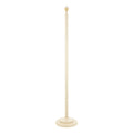 Endon Twist Floor Lamp Base in Satin Almond White