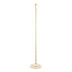 Endon Twist Floor Lamp Base in Satin Almond White