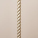 Endon Twist Floor Lamp Base in Satin Almond White