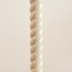 Endon Twist Table Lamp Base in Satin Almond White