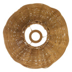 Endon Rattan 22cm Tapered Lamp Shade in Dark Rattan