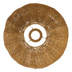 Endon Rattan 31cm Tapered Lamp Shade in Dark Rattan