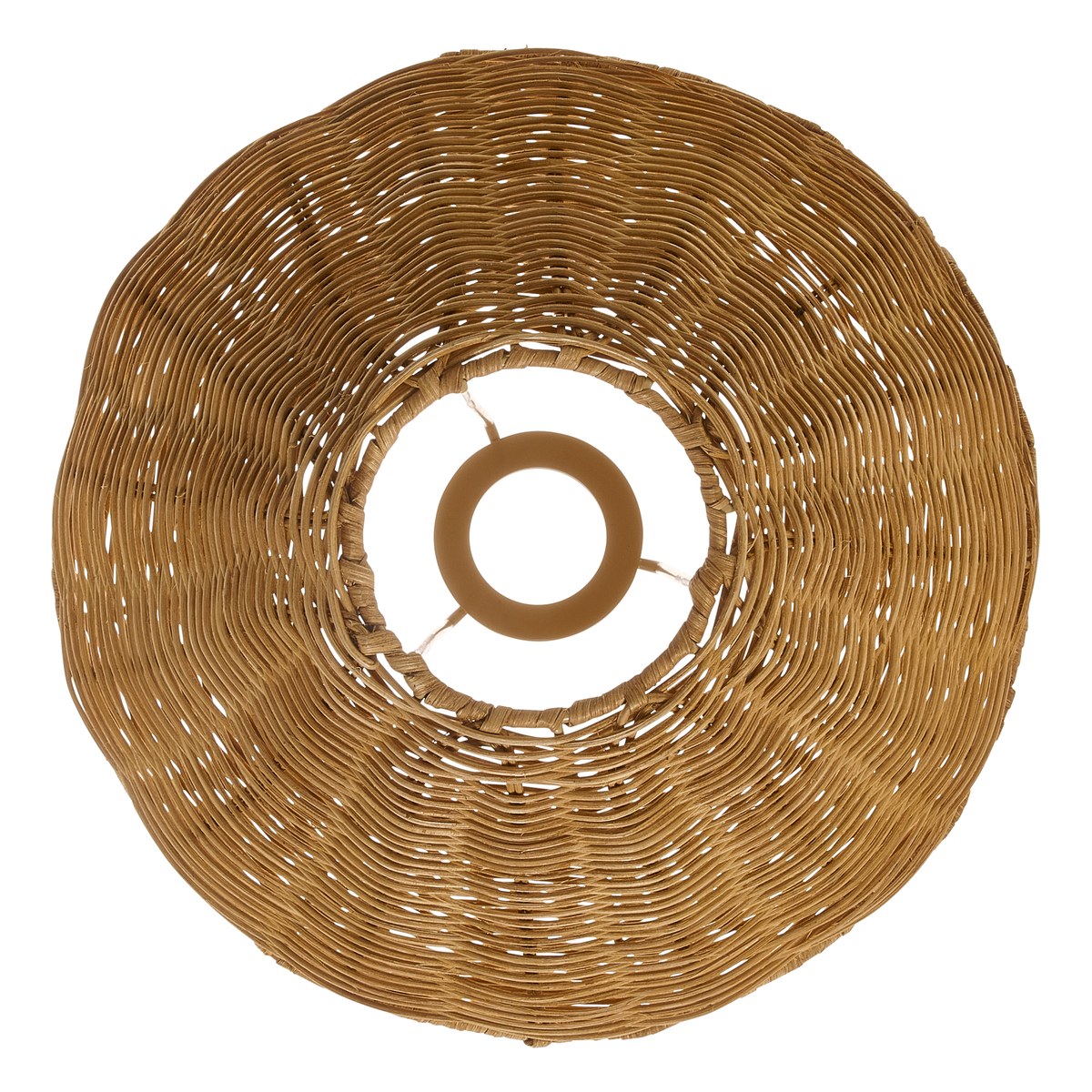 Endon Rattan 31cm Tapered Lamp Shade in Dark Rattan