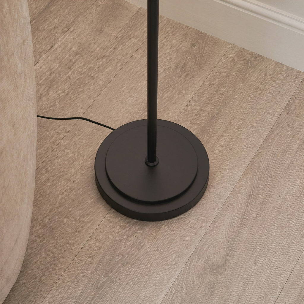 Endon Arlo Floor Lamp Base in Matt Black