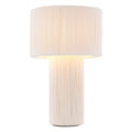 Endon Noah Table Lamp in Cream Cotton