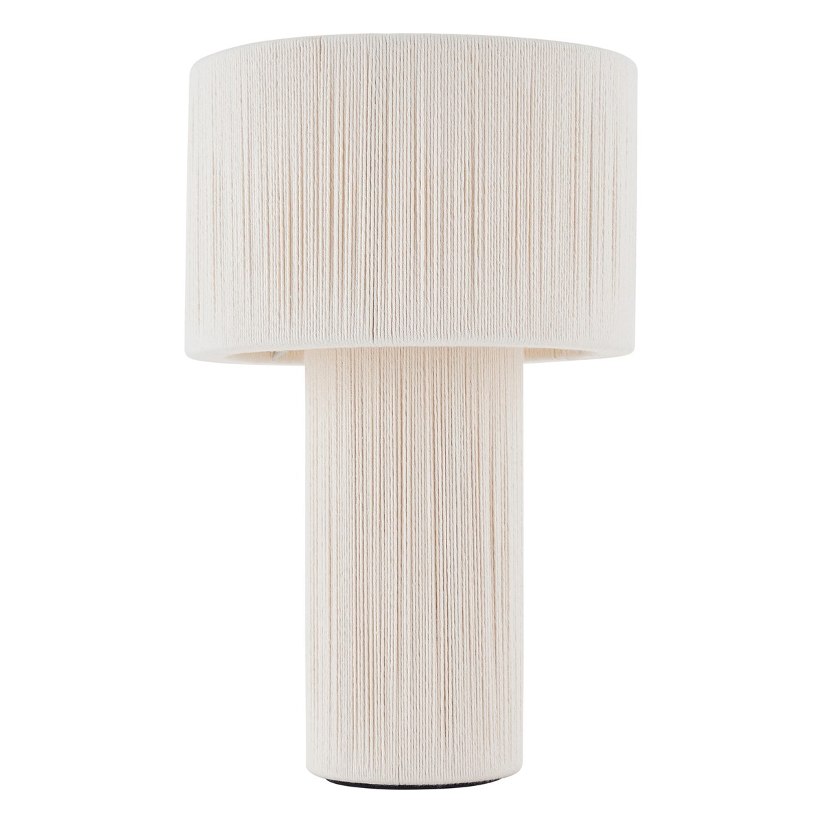 Endon Noah Table Lamp in Cream Cotton