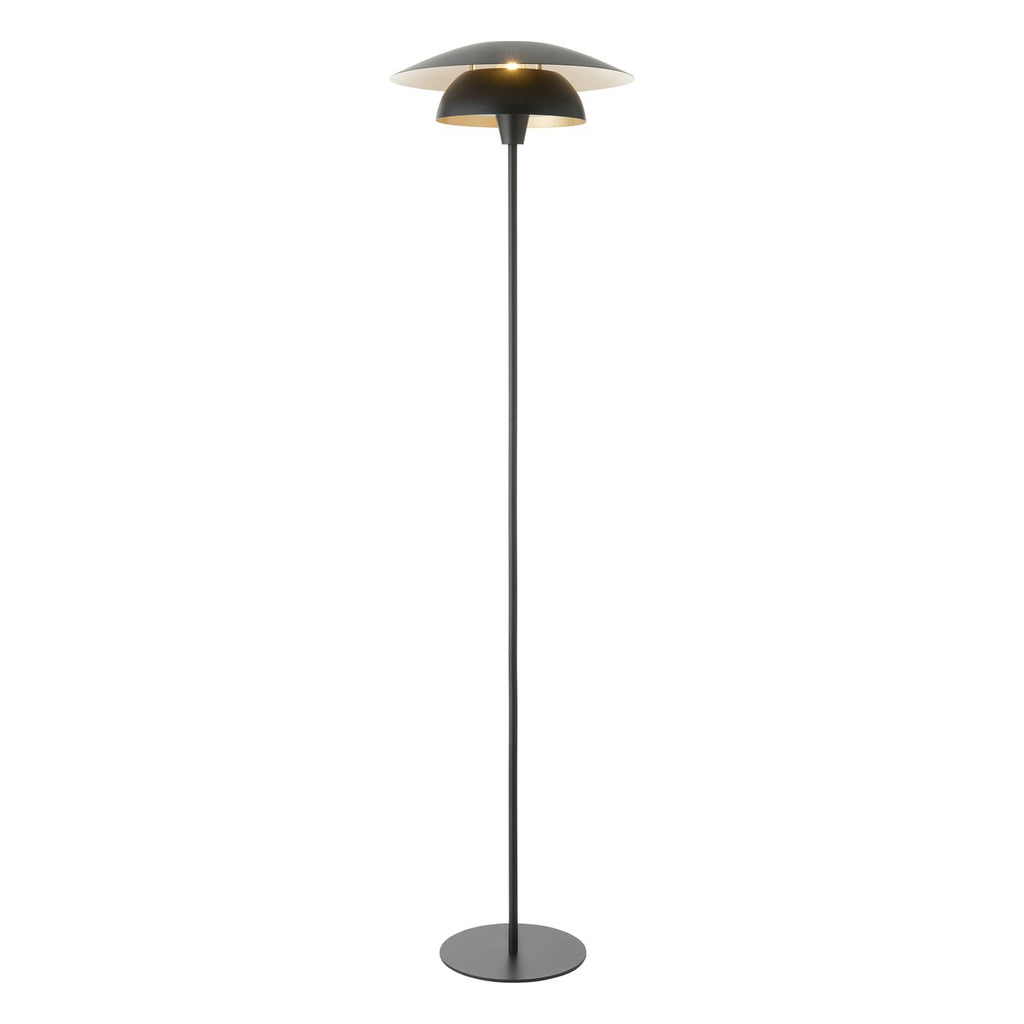 Endon Lyon Floor Lamp in Matt Black