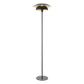 Endon Lyon Floor Lamp in Matt Black