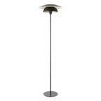 Endon Lyon Floor Lamp in Matt Black