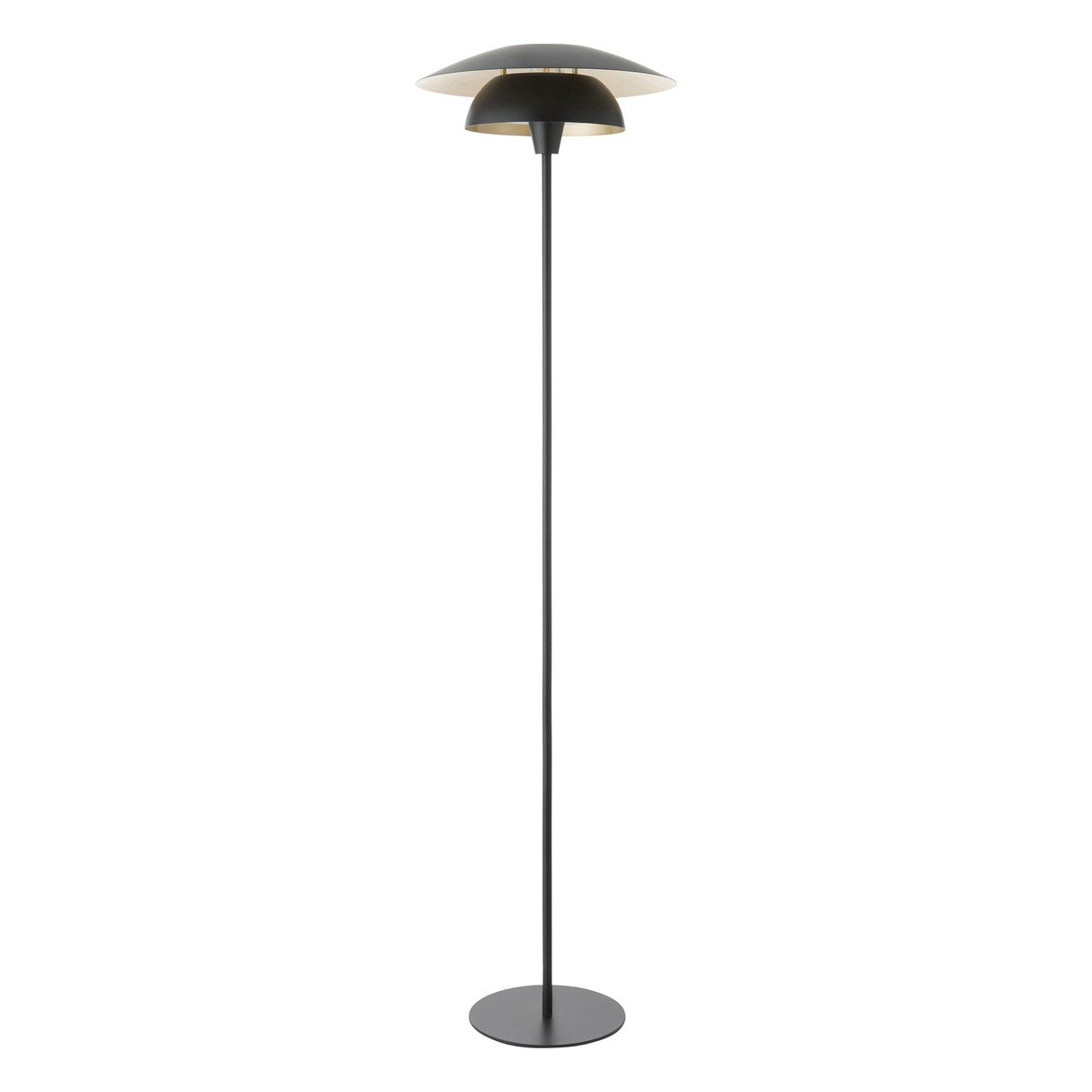 Endon Lyon Floor Lamp in Matt Black