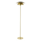 Endon Lyon Floor Lamp in Satin Brass