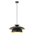 Endon Lyon Pendant Light in Matt Black
