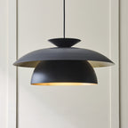 Endon Lyon Pendant Light in Matt Black