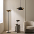 Endon Lyon Pendant Light in Matt Black
