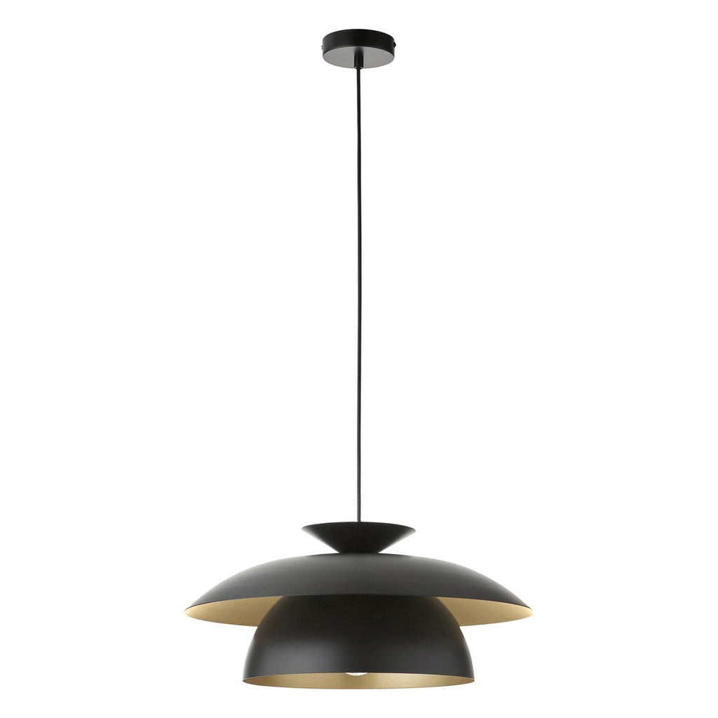 Endon Lyon Pendant Light in Matt Black