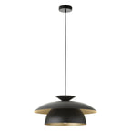 Endon Lyon Pendant Light in Matt Black