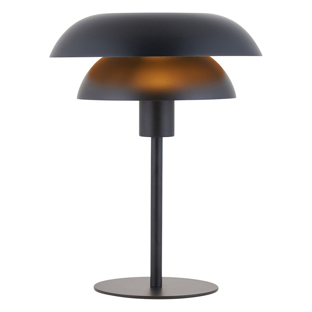 Endon Lyon Table Lamp in Matt Black
