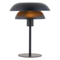 Endon Lyon Table Lamp in Matt Black